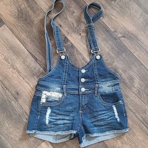 Almost Famous overall shorts